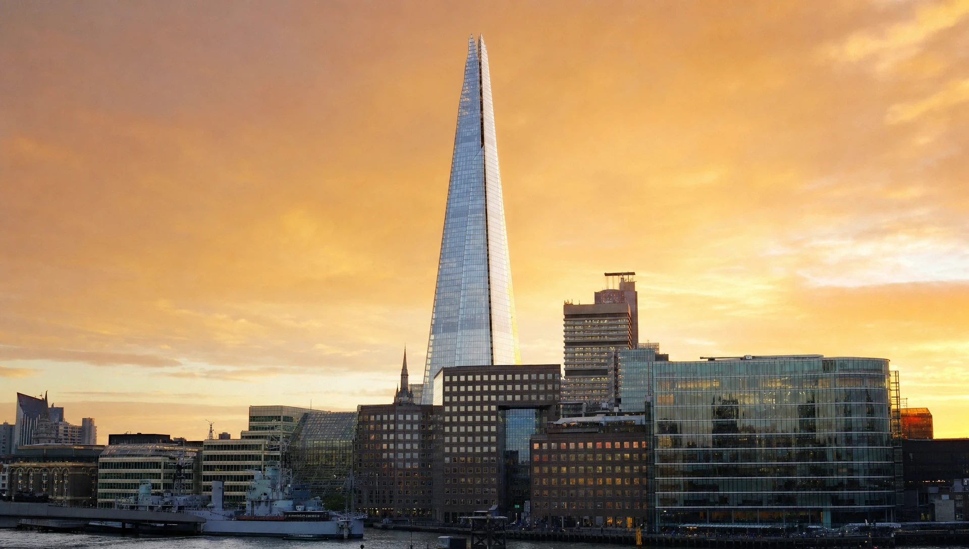 The Shard at golden hour, London, host of Dialogue of Skyscrapers Edition II on 8 September 2026
